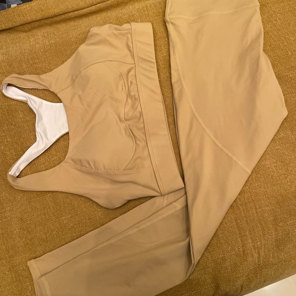 TallyUp workout pants tan sold color sz XL